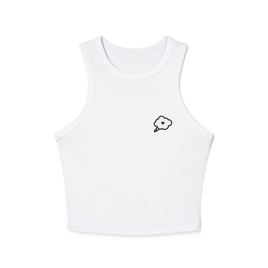 Tarot cat graphic women's tank top